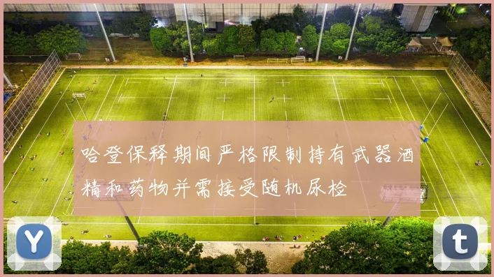 哈登保释期间严格限制持有武器酒精和药物并需接受随机尿检